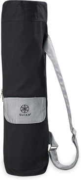 Gaiam Cargo Yoga Mat Bag, Full - Zipper Yoga Mat Carrier with Adjustable Strap, Front & Exterior Phone Pocket with Earbuds Slit, Stylish & Functional Fitness Mat Holder for Women & Men - Showlu Well Nation Store
